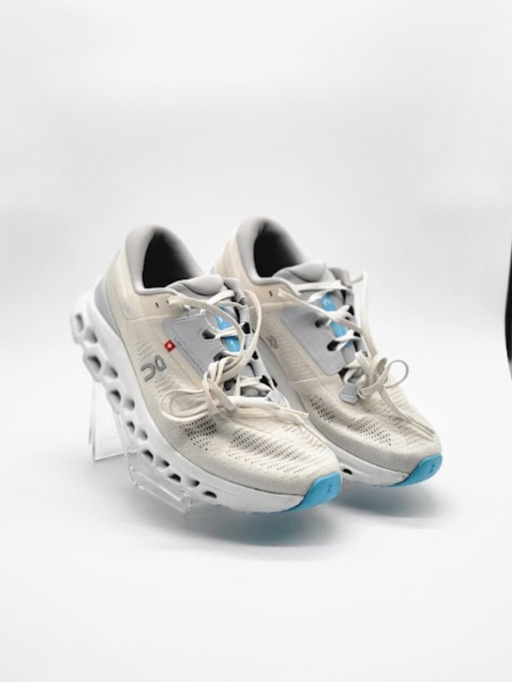 ON RUNNING Cloudsurfer 3 Next Women’s Size 8 White Blue Running Shoes Sneakers